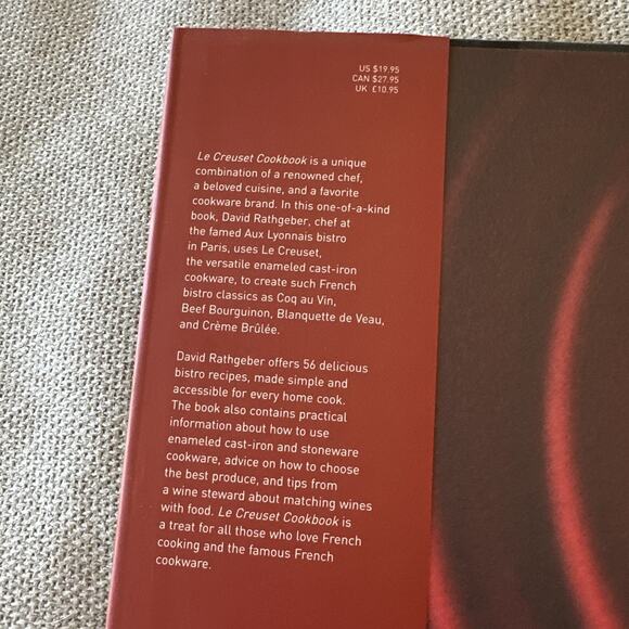 Le Creuset Cookbook/by David Rathgeber, Elisa Vergne/ 2005 /Hardcover/ - Picture 2 of 11